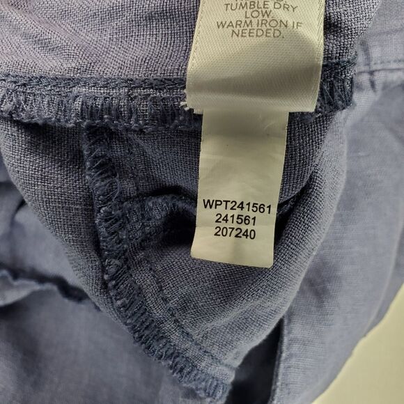 Pure J Jill Linen Cropped Pants Size M - Picture 10 of 10